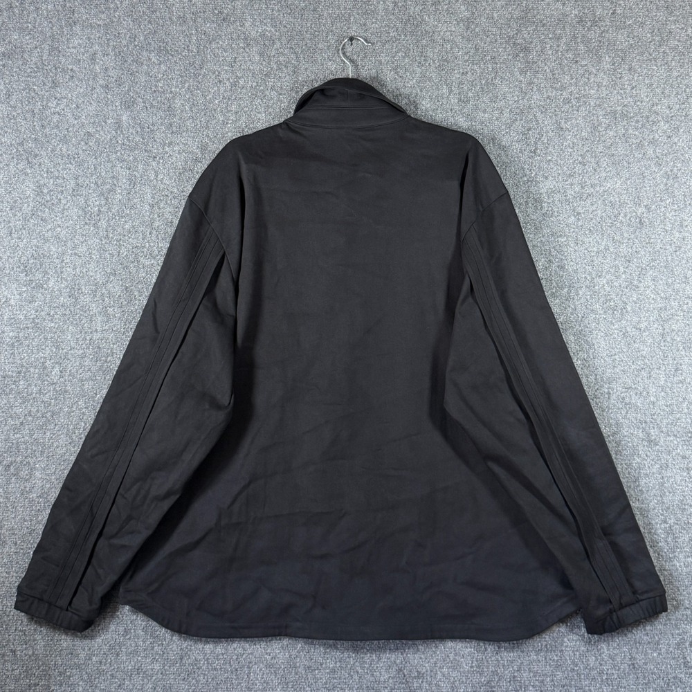 Alo Edition Sueded Jacket Snap Button Oversized Fit Black Mens Size XL #2997 - Picture 2 of 9